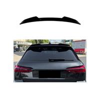 Aileron Voiture pour Audi A6 C8 Avant Sline 2019 2020 2021 2022 2023 2024, Aileron Arrière de Voiture, Aileron de Toit Arrière Becquets Arrière Aileron de Coffre Accessoire,Black