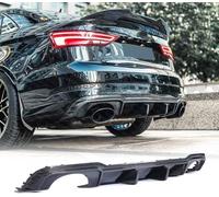 Aileron Voiture pour Audi RS3 Sedan 4-Door 2017 2018 2019 Protecteur Châssis Pare Chocs Arrière Spoiler Accessoires Diffuseur Becquet Lip