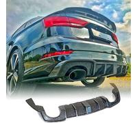 Aileron Voiture pour Audi RS3 Sedan 4Door 2017-2019 Protecteur Châssis Pare Chocs Arrière Spoiler Accessoires Diffuseur Becquet Lip,B