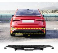 Aileron Voiture pour Audi S3 8Y Sedan 4-Door 2021-2022 Protecteur Châssis Pare Chocs Arrière Spoiler Accessoires Diffuseur Becquet Lip