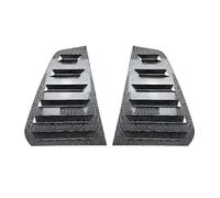 Aileron Voiture pour Golf 7 .5 MK7 Arrière Triangle Fenêtre Persienne Volet Latéral Stores Couverture Garniture Autocollant Évent Coffre Spoiler Wing(Carbon Fibre Pattern)