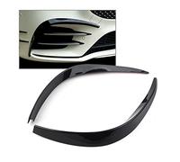 Aileron Voiture Pour Mercedes Pour Benz W177 Classe A A260 A35 AMG 2019 2020 2X Noir Brillant Voiture Pare-chocs Avant Séparateur Spoiler Canard Garniture Accessoires Voiture ( Color : Gloss Black )