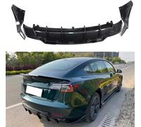 Aileron Voiture pour Tesla Model 3 2017-2023 Protecteur Châssis Pare Chocs Arrière Spoiler Accessoires Diffuseur Becquet Lip