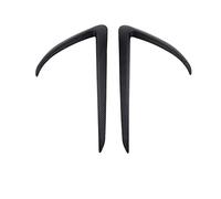 DENGG Aileron Voiture pour Tesla pour Modèle 3 2017-2022 Avant Antibrouillard Couverture Lampes Lame Garniture Spoiler Vent Couteau Pare-Chocs en Fiber De Carbone ABS Accessoires Voiture (Color : 4)