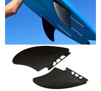 Ailerons de planche de surf compatibles avec KEEL2 pour la série 2 de 15,2 cm, aileron arrière en fibre de verre ABS, design structurel