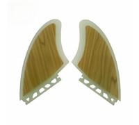 ailerons de surf Gouvernail De Queue En Nid D'abeille Accessoires De Planche De Surf À Onglet Aileron De Queue En Fibre De Verre Et Bambou Aileron De Poisson K2 Aileron De Surf