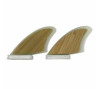ailerons de surf Gouvernail De Queue En Nid D'abeille, Accessoires De Surf, Aileron De Queue En Fibre De Verre Et Peau De Bambou, Aileron De Poisson K2, Aileron De Surf