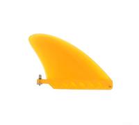 Ailerons de surf | Soft Flex - Aileron central pour planche de surf Air SUPs Long Board | PVC flexible avec vis | Compatible avec l'eau et la rivière | Convient pour longboard (jaune)