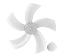 Ailerons de ventilateur sur pied de 45,7 cm en plastique PP de rechange | Cette turbine de rechange en plastique à cinq ailettes offre un fonctionnement silencieux et un refroidissement efficace de
