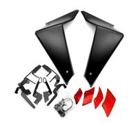 Ailerons Latéraux Moto Déflecteur Aérodynamique Adapté pour Moto pour MT-09 MT09 SP 2021 2022 2023, Becquet Latéral Nu, Force D'appui