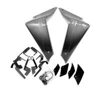 Ailerons Latéraux Moto Déflecteur Aérodynamique Adapté pour Moto pour MT-09 MT09 SP 2021 2022 2023, Becquet Latéral Nu, Force D'appui