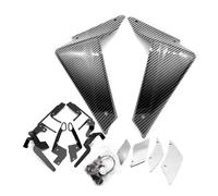 Ailerons Latéraux Moto Déflecteur Aérodynamique Adapté pour Moto pour MT-09 MT09 SP 2021 2022 2023, Becquet Latéral Nu, Force D'appui