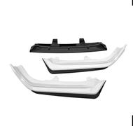 Ailerons Pare-Chocs Avant Anti-Collision Déflecteur De Séparateur De Becquet De Pare-Chocs Avant, 3 Pièces, Kit De Protection pour Accord 10.5e Génération 2021 - 2022(Black White)