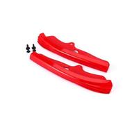 Ailerons Pare-Chocs Avant Anti-Collision Une Paire Diffuseur Becquet Protecteur Séparateur Lèvre De Pare-Chocs Avant De Voiture Adapté pour Dodge pour Challenger R/T SRT GT 2015-2020(Rouge)
