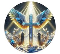 Ailes Ange 1000 Pièces Ailes Ange Puzzle pour Adulte Matériaux Recyclés Jeu Cadeau Unique Adultes Enfants 1000pcs (67.5x67.5cm)