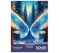 Ailes Ange 1000 Pièces Peinture Puzzle en Papier Jeu D'intelligence Cadeau Unique Adultes Et Adolescents Dès 14 Ans 38x26cm/1000pcs