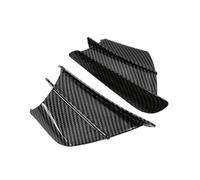 Ailes Carénage Aileron Pour RSV4 Pour Tuono Pour V4 Pour Tuareg 660 1000 Pour RSV1000 Ailes Aérodynamiques De Moto Aile Dynamique Universelle(Carbon Fiber Look)