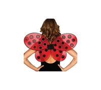Fiestas Guirca - Ailes de coccinelle - Adulte - Rouge - 63 x 41 cm - Taille unique