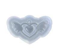 Ailes d'amour - Moule en silicone - Moule en résine époxy - Pendentif - Porte-clés - Fabrication de bijoux - Outils de bricolage - Moules en résine - Bijoux
