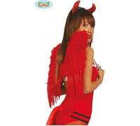 Ailes Rouges ? Plumes De 50 Cm Halloween (Taille Unique) Multicolore