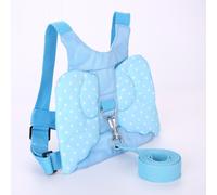 Ailes D'ange Bébé Harnais De Sécurité Sac À Dos Infantile Porter Formation Enfants Ceintures De Marche Pour Bébés Mignons Filles Rose Apprentissage Sacs De Marche - Type Bleu