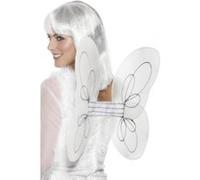 Ailes d'ange blanches avec du brillant Blanches G