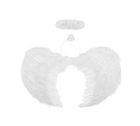 Ailes d'ange - Déguisement d'ange avec Bandeau et Halo d'ailes | Angel Wings Halo Costume de fête pour et Adultes