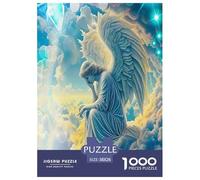 Ailes d'ange Puzzle 1000 Pièces Cadeau Unique Le Pouvoir mystérieux Jeu Éducatif Challenge Toy À De Qualité Supérieure Peinture Art pour Adultes Et Enfants 38x26cm/1000pcs
