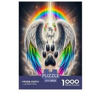 Ailes d'ange Puzzle 1000 Pièces Educa Divertissement Créatif De l'art De La Décoration Le Pouvoir mystérieux Jeu Éducatif Challenge Toy pour Adultes Et Enfants À Partir De 12 Ans 38x26cm/1000pcs