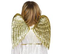 Ailes D'anges Dorés Pour Enfants 45 Cm (Taille Sans Taille) Multicolore
