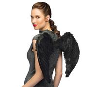 Ailes D'anges Noires 60 X 40 Cm Noir