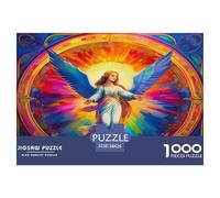 Ailes d'anges Puzzle 1000 Pièces Convient Aux Adultes Le Impossible Ailes d'anges Activités Familiales Le Défi ÉduChatif en Papier Original Un Beau Cadeau 38x26cm/1000pcs