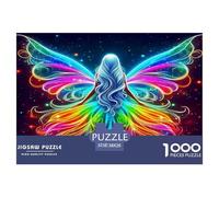 Ailes d'anges Puzzle 1000 Pièces Convient Aux Adultes Le Impossible Ailes d'anges Décoration D'intérieur Jeux ÉduChatifs en Papier Cadeaux pour Adolescents 38x26cm/1000pcs