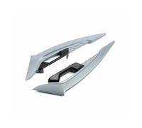 Ailes De Carénage Avant Moto 2 Pièces Becquet Latéral Universel Autocollant D'aile Dynamiqu Aile Aérodynamique Carénage Moto(Grey)