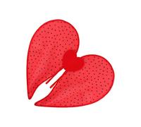 Ailes de cœur - Forme de cœur légère à porter, ailes d'ange pour femme, accessoire d'habillage pour la Saint-Valentin | Cosplay Party Photographie Costume Décoration Aile Rouge | Tenue ludique élégant