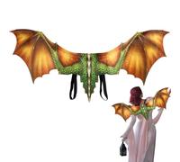 Ailes de dragon - Costume de dragon pour fille | 17,72 x 35,43 pouces non tissé accessoires de cosplay adaptés aux hommes thème animal Renaissance Party Carnaval