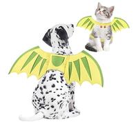 Ailes de dragon pour chiens avec clochettes Costumes d'Halloween pour chiens de petite, moyenne et grande taille, ailes de dragon pour animal domestique, ailes de dragon pour chien, chat, ailes de