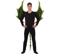 My Other Me Alas de Dragon Vert 107 x 89 x 4 cm