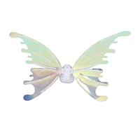 Ailes de Fée à Battement électrique à LED Alimentées par Batterie avec Film personnalisé de Couleur Dégradée et Bande élastique pour Filles et Femmes, Fête Costumée Hallow