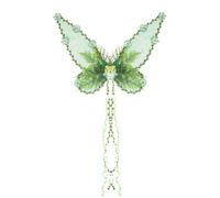 Ailes de fée en rotin de conte de fées - accessoire de performance en forme de papillon, grandes ailes de fée | Accessoire de Costume de forêt romantique, ornement de toile de de photographie sur