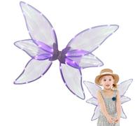 Ailes de fée étincelantes | Ailes Lumineuses à Del avec | Costume de Marraine de fée pour Halloween, Cosplay, fête de Vacances, Papillon pour