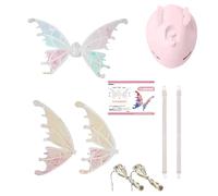 Ailes de fée lumineuses pour chiens, costume d'ailes lumineuses pour animal domestique avec lumières LED, pour Noël et costumade pour chiens de taille moyenne et grande - Habillez votre chien comme un