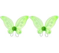 Ailes de fée Papillon Verte 46 cm - GUIRCA (Lot de 2)
