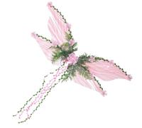 Ailes De Fée Pour Femmes Adultes,Ailes De Papillon Pour Avec Décor De Fleurs Et Feuilles 3D - Accessoires De Déguisement Pour Filles Et Femmes Pour Halloween Performance Sur Scène Et