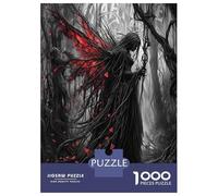 Ailes de fée Sombres 1000 Pièces Coffret Puzzle Puzzle Premium Carton Solide - DIY Familial Trop Amusant, Belle Déco, Cadeau D’Anniversaire pour Adultes Et Enfants 52x38cm/1000pcs