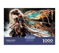 Ailes de fée Sombres 1000 Pièces Puzzle Adultes Grâce Gothique des fées Coffret Puzzle Carton Solide - Ultra Dur Couples, Top Noté, Activité Parfaite À La Maison pour Tous 52x38cm/1000pcs