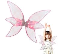 Ailes de Fées à LED,LED 6PCS Ailes S'allument | Kids Butterfly Cosplay Wings for Halloween Cosplay Holiday Party Lumineux Accessoires pour Filles Femmes