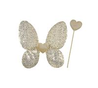 ailes de fees + baguette dorees - SOUZA FOR KIDS - Beige - Plastique - Résine - Dès 4 ans