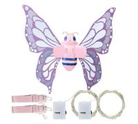 Ailes de fées mobiles - Ailes de papillon électroniques - Accessoire de cosplay robuste | Design flexible avec effet léger et son, aile magique avec mouvement pour les jeux déguisés en contes de fées