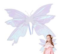 Ailes de fées scintillantes | Aile de papillon réaliste | Ailes de fées pour femmes adultes, ailes d'habillage d'Halloween pour filles, ailes de papillon de fées adoptent un design brillant qui brille